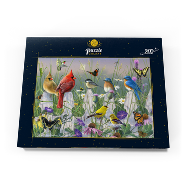 Darstellung des Puzzle Motivs Meadow Menagerie 200 Puzzle Schachtel Ansicht3