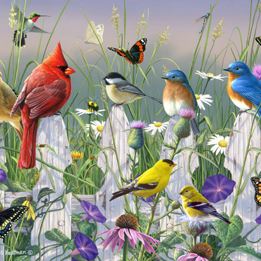 Darstellung des Puzzle Motivs Meadow Menagerie 200 Puzzle 3D Modell