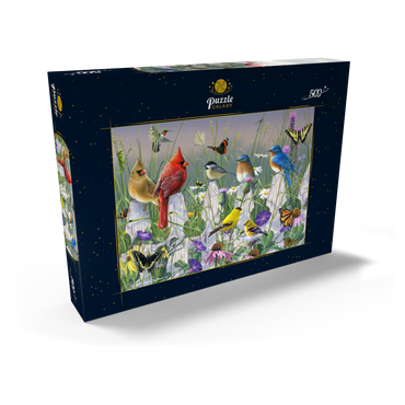 Darstellung des Puzzle Motivs Meadow Menagerie 500 Puzzle Schachtel Ansicht2