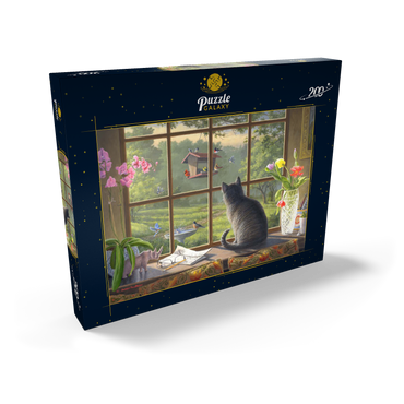 Darstellung des Puzzle Motivs Birdwatching 200 Puzzle Schachtel Ansicht2