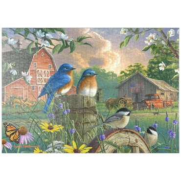 Darstellung des Puzzle Motivs puzzleplate America's Heartland 1000 Puzzle
