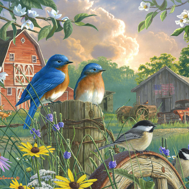 Darstellung des Puzzle Motivs America's Heartland 1000 Puzzle 3D Modell