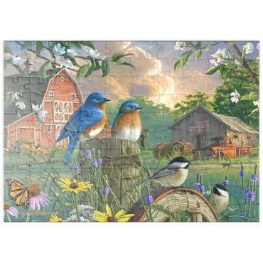 Darstellung des Puzzle Motivs puzzleplate America's Heartland 100 Puzzle