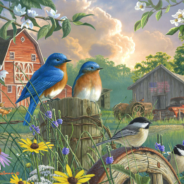 Darstellung des Puzzle Motivs America's Heartland 200 Puzzle 3D Modell