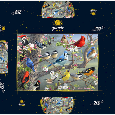 Darstellung des Puzzle Motivs Orchard Puzzle 200 Puzzle Schachtel 3D Modell