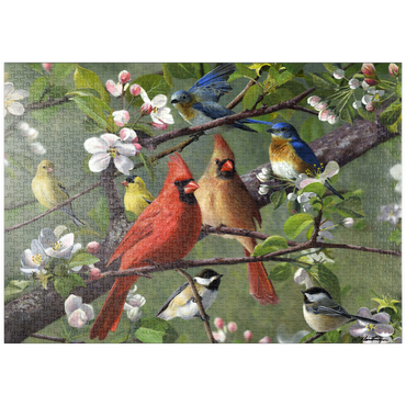 Darstellung des Puzzle Motivs puzzleplate Songbirds 1000 Puzzle