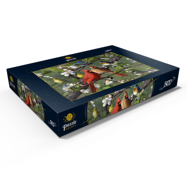 Darstellung des Puzzle Motivs Songbirds 500 Puzzle Schachtel Ansicht1