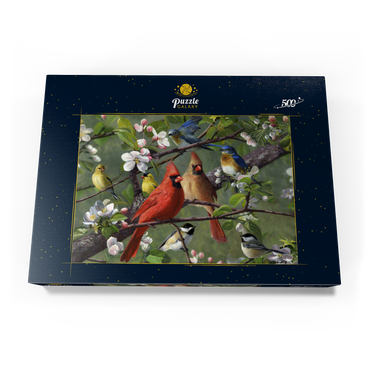 Darstellung des Puzzle Motivs Songbirds 500 Puzzle Schachtel Ansicht3