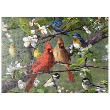 Darstellung des Puzzle Motivs puzzleplate Songbirds 500 Puzzle