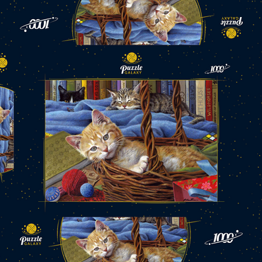 Darstellung des Puzzle Motivs Billy The Kit 1000 Puzzle Schachtel 3D Modell