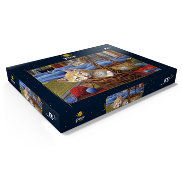 Darstellung des Puzzle Motivs Billy The Kit 100 Puzzle Schachtel Ansicht1