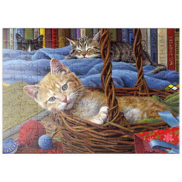 Darstellung des Puzzle Motivs puzzleplate Billy The Kit 100 Puzzle