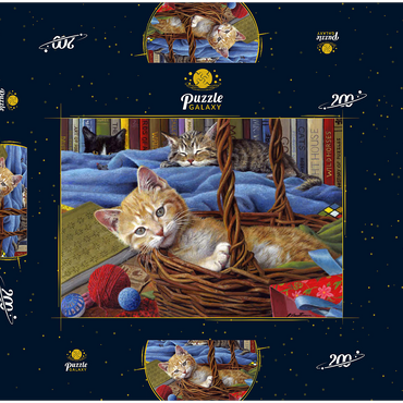 Darstellung des Puzzle Motivs Billy The Kit 200 Puzzle Schachtel 3D Modell