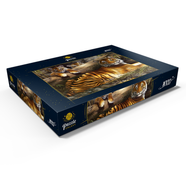 Darstellung des Puzzle Motivs Quiet Fire 1000 Puzzle Schachtel Ansicht1