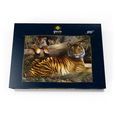 Darstellung des Puzzle Motivs Quiet Fire 1000 Puzzle Schachtel Ansicht3