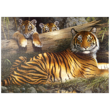 Darstellung des Puzzle Motivs puzzleplate Quiet Fire 1000 Puzzle