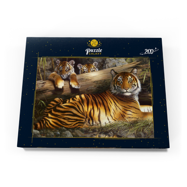 Darstellung des Puzzle Motivs Quiet Fire 200 Puzzle Schachtel Ansicht3