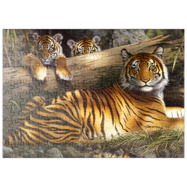 Darstellung des Puzzle Motivs puzzleplate Quiet Fire 200 Puzzle