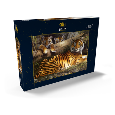 Darstellung des Puzzle Motivs Quiet Fire 500 Puzzle Schachtel Ansicht2