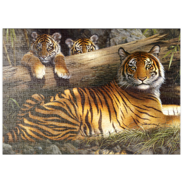 Darstellung des Puzzle Motivs puzzleplate Quiet Fire 500 Puzzle