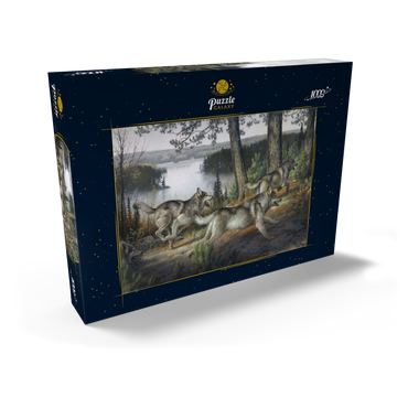 Darstellung des Puzzle Motivs Ridge Runners 1000 Puzzle Schachtel Ansicht2