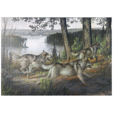 Darstellung des Puzzle Motivs puzzleplate Ridge Runners 1000 Puzzle