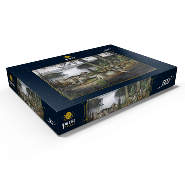 Darstellung des Puzzle Motivs Ridge Runners 500 Puzzle Schachtel Ansicht1