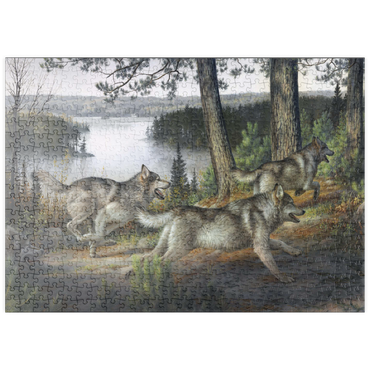 Darstellung des Puzzle Motivs puzzleplate Ridge Runners 500 Puzzle