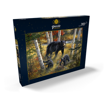 Darstellung des Puzzle Motivs Bears & Birches 200 Puzzle Schachtel Ansicht2