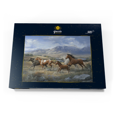 Darstellung des Puzzle Motivs Running Free 500 Puzzle Schachtel Ansicht3