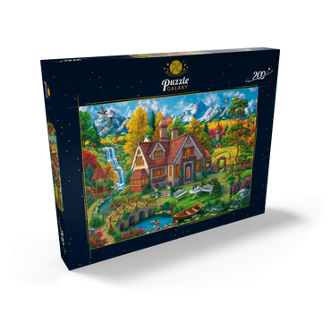 Darstellung des Puzzle Motivs Magic House by the Mountains 200 Puzzle Schachtel Ansicht2