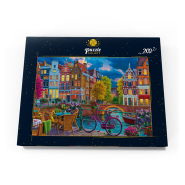Darstellung des Puzzle Motivs Cozy Street 200 Puzzle Schachtel Ansicht3