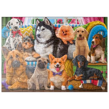 Darstellung des Puzzle Motivs puzzleplate True Friend 100 Puzzle