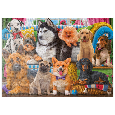 Darstellung des Puzzle Motivs puzzleplate True Friend 500 Puzzle