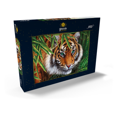 Darstellung des Puzzle Motivs Big Tiger 1000 Puzzle Schachtel Ansicht2