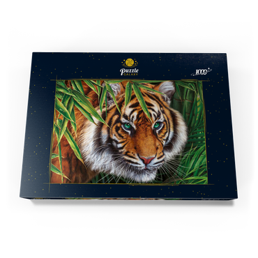 Darstellung des Puzzle Motivs Big Tiger 1000 Puzzle Schachtel Ansicht3