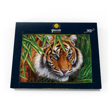 Darstellung des Puzzle Motivs Big Tiger 200 Puzzle Schachtel Ansicht3