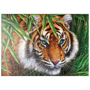 Darstellung des Puzzle Motivs puzzleplate Big Tiger 200 Puzzle