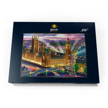 Darstellung des Puzzle Motivs Evening London 1000 Puzzle Schachtel Ansicht3