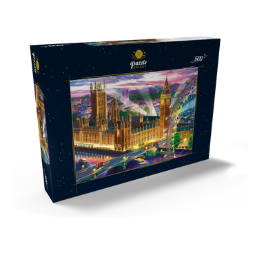 Darstellung des Puzzle Motivs Evening London 500 Puzzle Schachtel Ansicht2