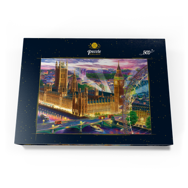 Darstellung des Puzzle Motivs Evening London 500 Puzzle Schachtel Ansicht3