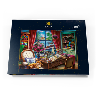 Darstellung des Puzzle Motivs Creative Desk 1000 Puzzle Schachtel Ansicht3