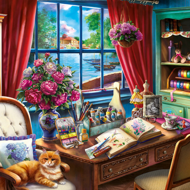 Darstellung des Puzzle Motivs Creative Desk 1000 Puzzle 3D Modell