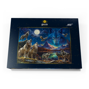 Darstellung des Puzzle Motivs The Beauty of Wolves 1000 Puzzle Schachtel Ansicht3