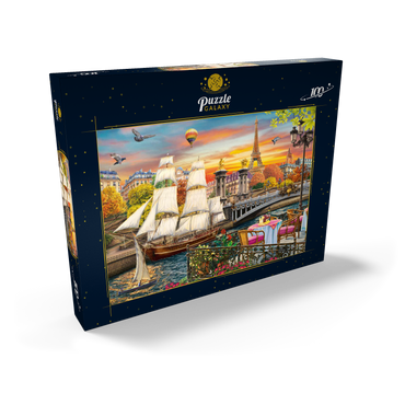 Darstellung des Puzzle Motivs Sailboat in Paris 100 Puzzle Schachtel Ansicht2