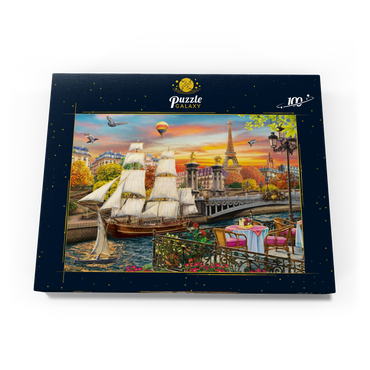 Darstellung des Puzzle Motivs Sailboat in Paris 100 Puzzle Schachtel Ansicht3