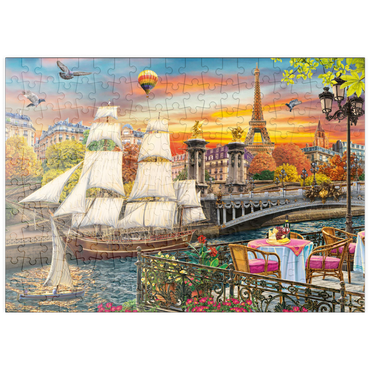 Darstellung des Puzzle Motivs puzzleplate Sailboat in Paris 200 Puzzle