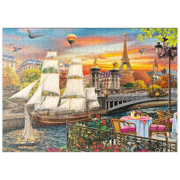 Darstellung des Puzzle Motivs puzzleplate Sailboat in Paris 500 Puzzle