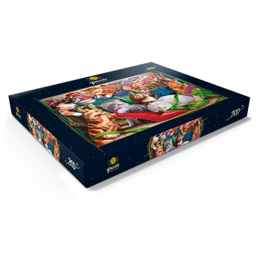 Darstellung des Puzzle Motivs Kitten Shoes 200 Puzzle Schachtel Ansicht1