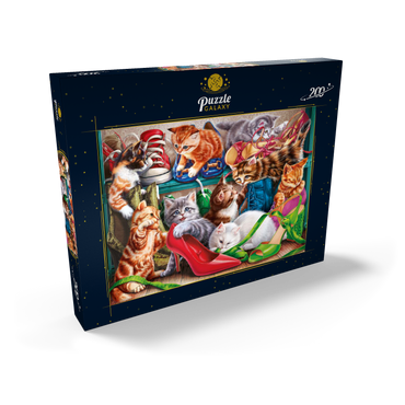 Darstellung des Puzzle Motivs Kitten Shoes 200 Puzzle Schachtel Ansicht2